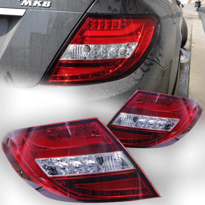 BMW 5 SERIES Car Styling for Benz W204 Tail Lights 2007-2013 C180 C200 C220 C300 LED Tail Lamp DRL Signal Brake Reverse Auto Accessories