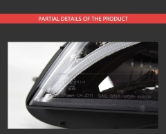 Mercedes-Benz C-CLASS Car Styling Headlights for Benz W204 LED Headlight 2007-2010 Head Lamp DRL Signal Hid Bi Xenon Angel Eyes Projector Lens Auto Accessories