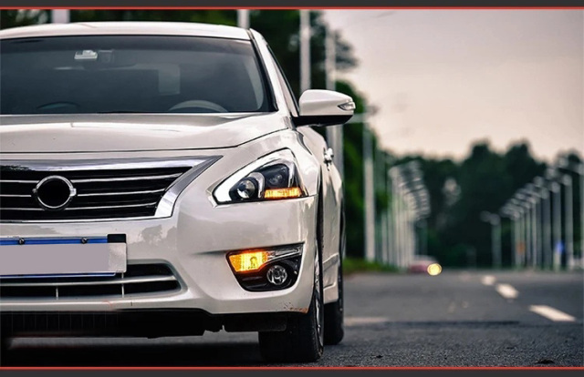 Nissan Teana Car Styling for Nissan Teana Headlights 2013-2017 Altima LED Headlight DRL Hid Option Head Lamp Angel Eye Beam Accessories