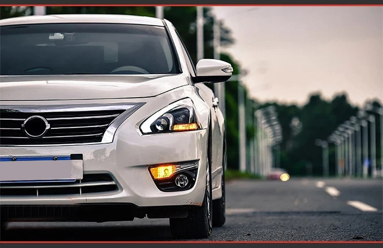 Nissan Teana Car Styling for Nissan Teana Headlights 2013-2017 Altima LED Headlight DRL Hid Option Head Lamp Angel Eye Beam Accessories
