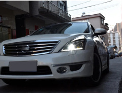 Nissan Teana Car Styling for Nissan Teana Headlights 2008-2012 Altima LED Headlight DRL Hid Option Head Lamp Angel Eye Beam Accessories