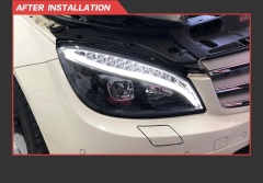 Mercedes-Benz C-CLASS Car Styling Headlights for Benz W204 LED Headlight 2007-2010 Head Lamp DRL Signal Hid Bi Xenon Angel Eyes Projector Lens Auto Accessories