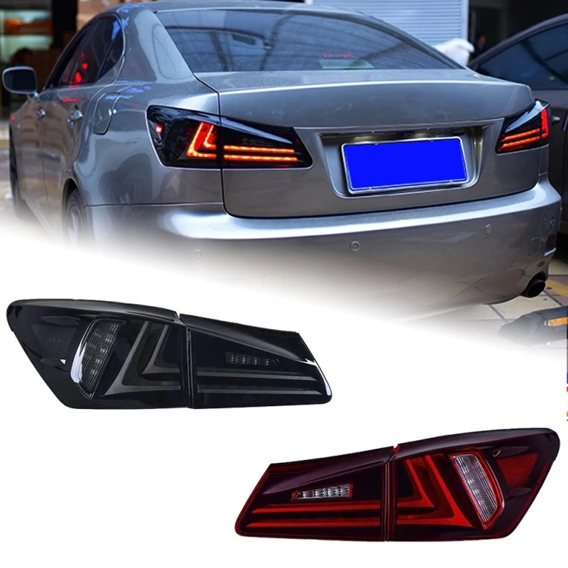 Lexus IS Car Styling Tail Lamp for Lexus IS250 Tail Lights 2006-2012 IS300 LED Tail Light new design DRL Brake Reverse auto Accessories