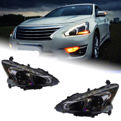 Nissan Teana Car Styling for Nissan Teana Headlights 2013-2017 Altima LED Headlight DRL Hid Option Head Lamp Angel Eye Beam Accessories