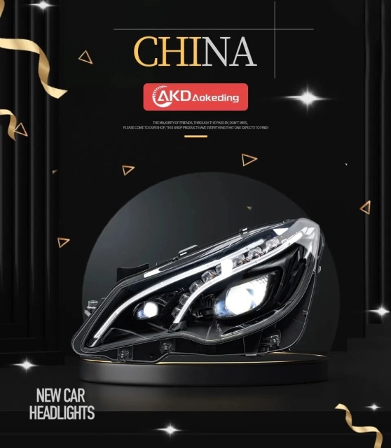 Lexus ES Car Accessories Head Lamp for Lexus ES ES200 Headlights 2006-2012 ES300 LED Headlight ES250 DRL Signal Projector Lens auto