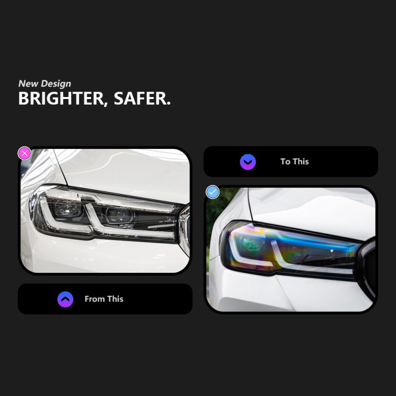 BMW 5 SERIES Car Lights for BMW G30 LED Headlight Projector Lens 2021-2023 5 Series 530i 525i Head Lamp Front DRL Signal Auto Accessories