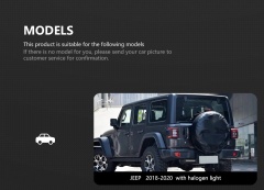 Jeep Wrangler Car Styling Tail Lamp for Jeep Wrangler Tail Lights 2018-2023 Wrangler LED Tail Light LED DRL Signal auto Accessories