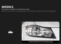 BMW 3 SERIES Car Styling Headlights for E90 3 Series LED Headlight 2005-2012 318 320 325 Head Lamp DRL H7 Signal Projector Lens Automotive Accessories