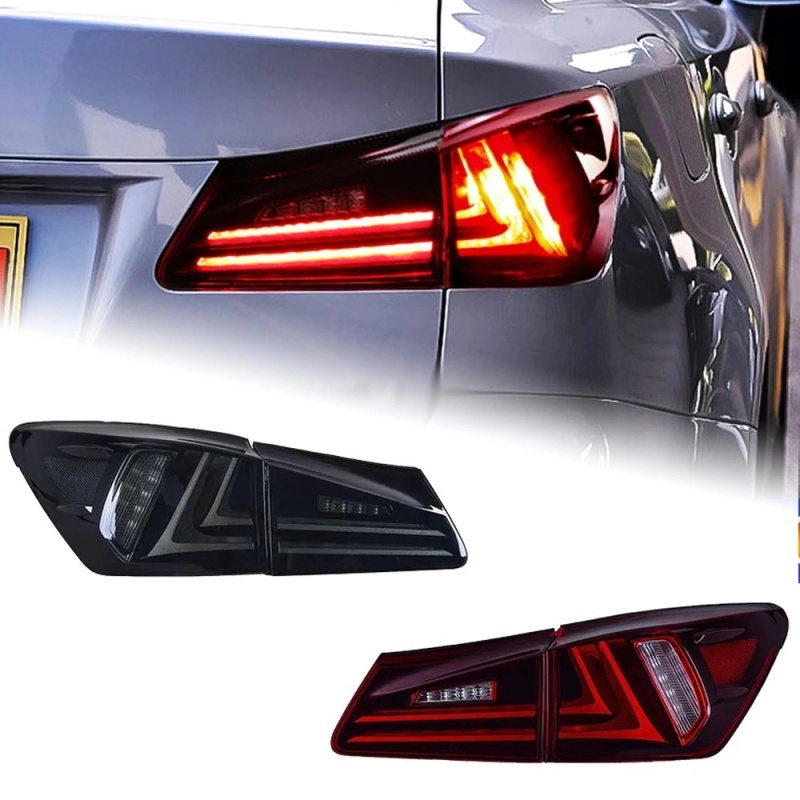 Lexus IS Car Styling Tail Lamp for Lexus IS250 Tail Lights 2006-2012 IS300 LED Tail Light new design DRL Brake Reverse auto Accessories