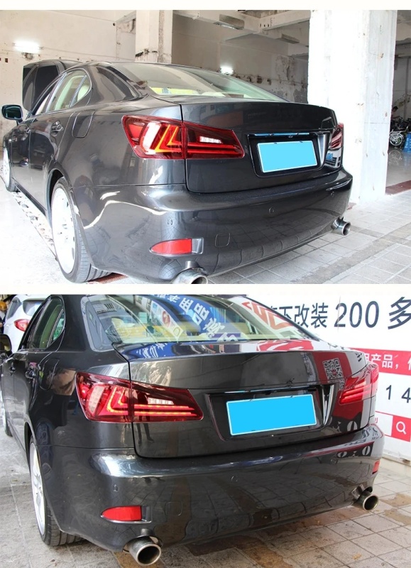 Lexus IS Car Styling Tail Lamp for Lexus IS250 Tail Lights 2006-2012 IS300 LED Tail Light new design DRL Brake Reverse auto Accessories