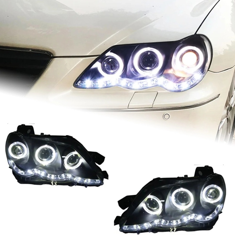 TOYOTA Land Cruiser Head Lamp for Toyota Mark X LED Headlight 2004-2009 Headlights Reiz DRL Turn Signal High Beam Angel Eye Projector Lens