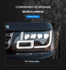 LAND ROVER RANGE ROVER Head Lamp for Range Rover Sport / Executive LED Headlights 2010-2013 DRL Turn Signal High Beam Angel Eye Projector Lens
