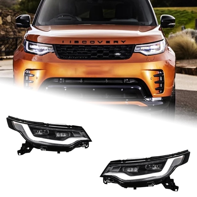 LAND ROVER DISCOVERY Head Lamp for Land Rover Discovery 5 LED Headlight 2017-2020 LR5 Headlights DRL Turn Signal High Beam Angel Eye Projector