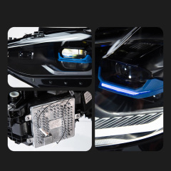 BMW 4 SERIES For BMW 4 Series G22 G23 G26 M4 modified LED laser headlight assembly dual color golden eye