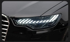 Audi A6 Car Accessories Head Lamp for Audi A6 C7 Headlights 2012-2015 Upgrade A7 Design LED Headlight DRL Dynamic Singal High Low Beam