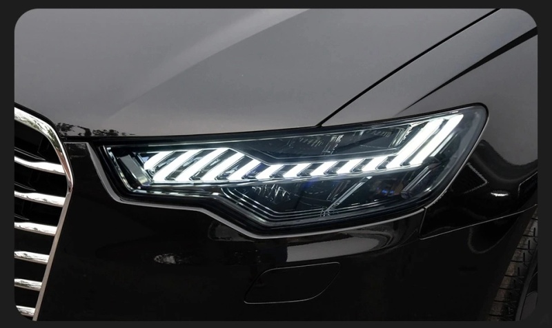 Audi A6 Car Accessories Head Lamp for Audi A6 C7 Headlights 2012-2015 Upgrade A7 Design LED Headlight DRL Dynamic Singal High Low Beam