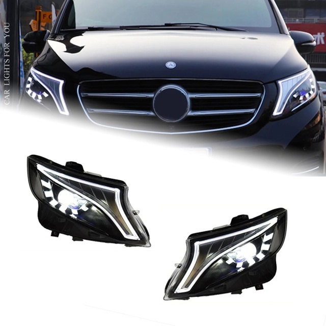 Mercedes-Benz V-CLASS Car Lights For Vito 2016-2020 W447 Metris V Class V220d V250 V260 LED Auto Headlight Concept Design Lamp Accessories Upgrade