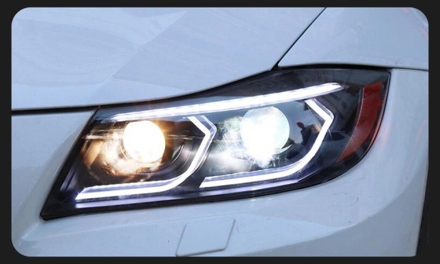 BMW 3 SERIES Car Styling Headlights for E90 3 Series LED Headlight 2005-2012 318 320 325 Head Lamp DRL H7 Signal Projector Lens Automotive Accessories
