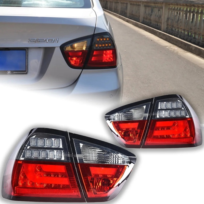 BMW 3 SERIES Car Styling for BMW E90 Tail Light 2005-2008 320i 323i325i 330i LED Tail Lamp DRL Signal Brake Reverse auto Accessories