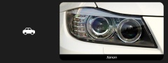 BMW 3 SERIES Suitable for BMW 3 Series E90 modified dual-color golden eye laser lens spoon-shaped headlight assembly