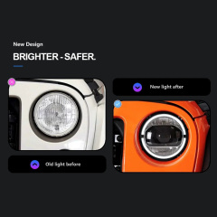 Jeep Wrangler Head Lamp for Jeep Wrangler LED Headlight 2018-2021 Headlights Wrangler DRL Turn Signal High Beam Angel Eye Projector Lens