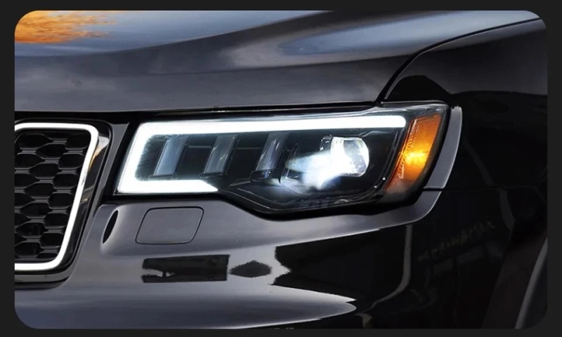 Jeep Grand Cherokee Head Lamp for Grand Cherokee LED Headlight 2014-2021 Headlights Grand Cherokee DRL Turn Signal High Beam Angel Eye Projector