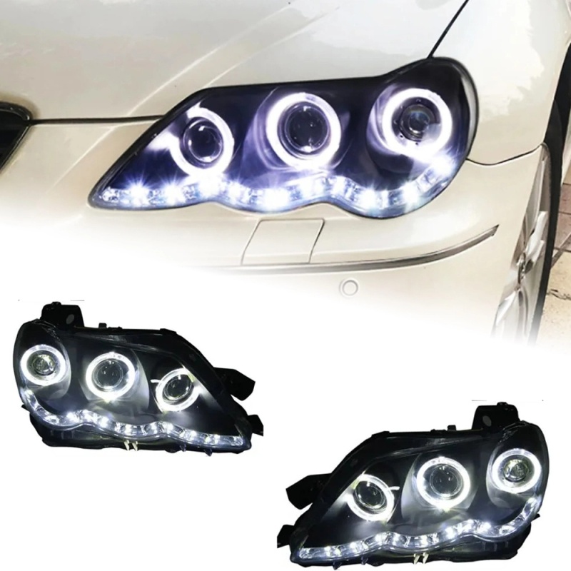 TOYOTA Land Cruiser Head Lamp for Toyota Mark X LED Headlight 2004-2009 Headlights Reiz DRL Turn Signal High Beam Angel Eye Projector Lens