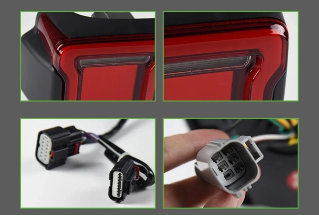 Jeep Wrangler Car Lights For Wrangler 2008-2021 LED Auto Taillight Assembly Upgrade Tunnel Design Dynamic Rear Signal Lamp Tool Accessories