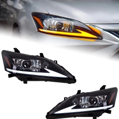 Lexus ES Car Accessories Head Lamp for Lexus ES ES200 Headlights 2006-2012 ES300 LED Headlight ES250 DRL Signal Projector Lens auto