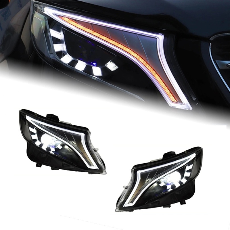 Mercedes-Benz V-CLASS Car Lights For Vito 2016-2020 W447 Metris V Class V220d V250 V260 LED Auto Headlight Concept Design Lamp Accessories Upgrade