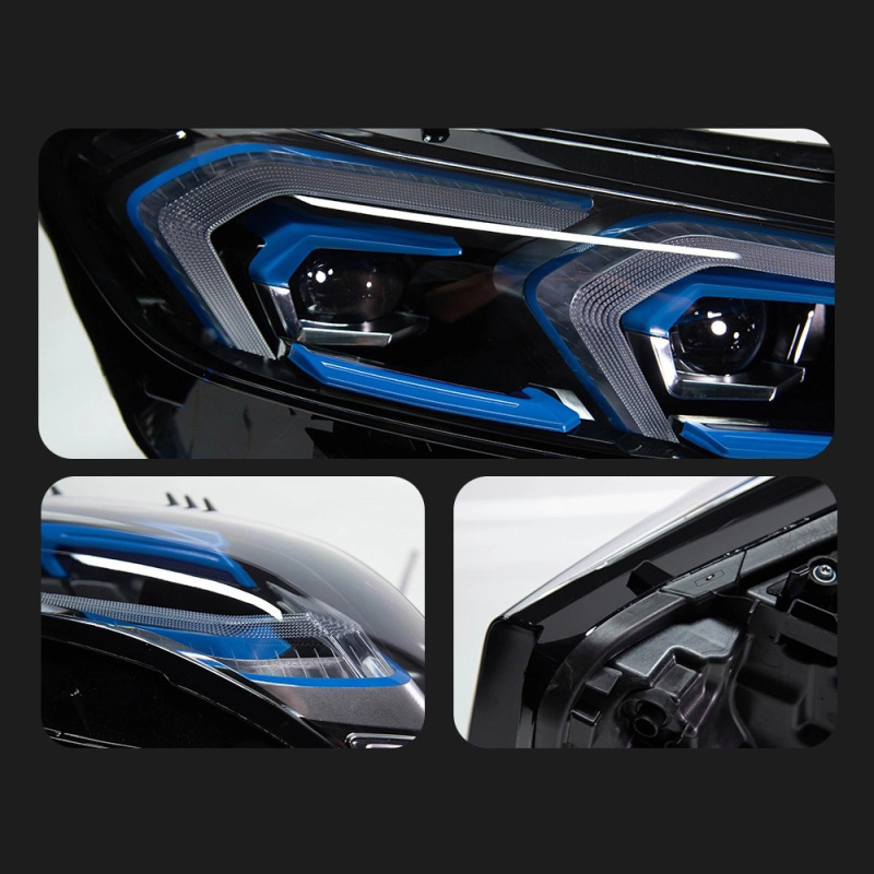 BMW 3 SERIES Suitable for BMW G20/G28 upgrade gold angel eye headlights