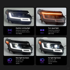 LAND ROVER RANGE ROVER Car Lights for Range Rover LED Headlight Projector Lens 2014-2017 Land Rover Head Lamp DRL Dynamic Signal Auto Accessories