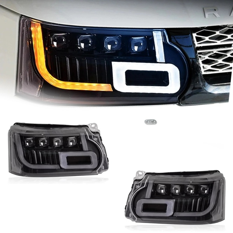 LAND ROVER RANGE ROVER Head Lamp for Range Rover Sport / Executive LED Headlights 2010-2013 DRL Turn Signal High Beam Angel Eye Projector Lens