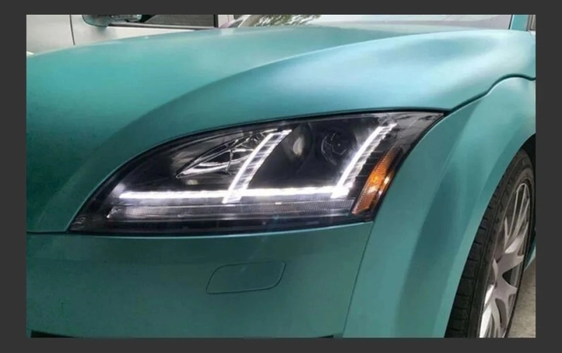 Audi TT Car Styling Headlights for Audi TT LED Headlight 2006-2012 Head Lamp Hid Bi Xenon DRL Signal Projector Lens Automotive Accessori