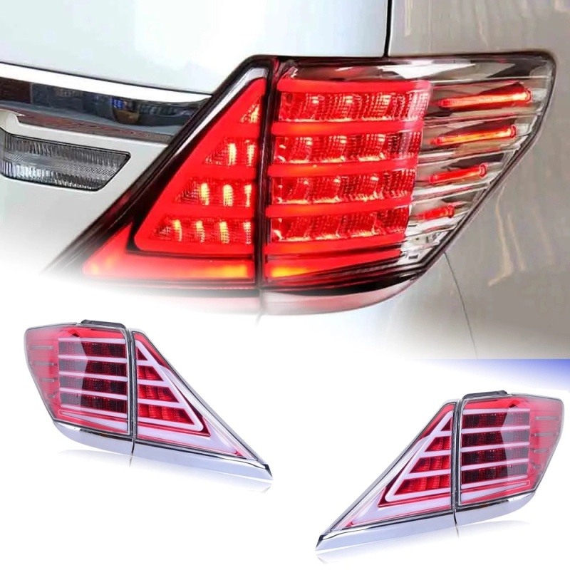 TOYOTA Alphard Car Styling for Toyota Alphard Tail Lights 2009-2014 LED Tail Lamp LED DRL Brake Dynamic Signal Reverse auto Accessories