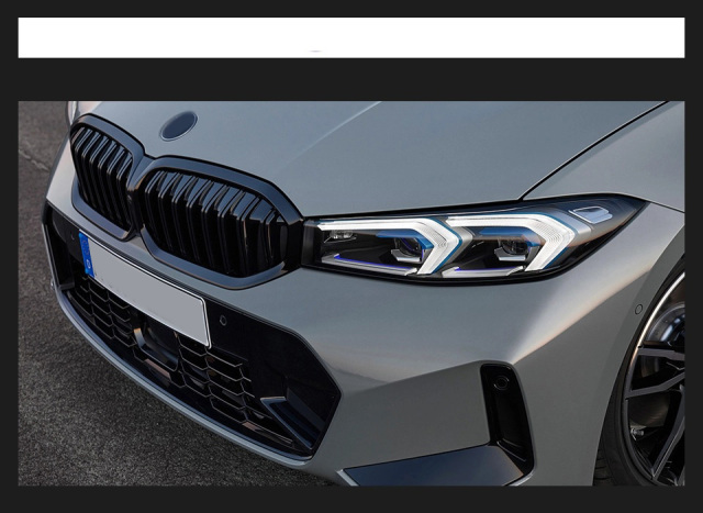 BMW 3 SERIES Suitable for BMW G20/G28 upgrade gold angel eye headlights