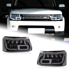 LAND ROVER RANGE ROVER Head Lamp for Range Rover Sport / Executive LED Headlights 2010-2013 DRL Turn Signal High Beam Angel Eye Projector Lens