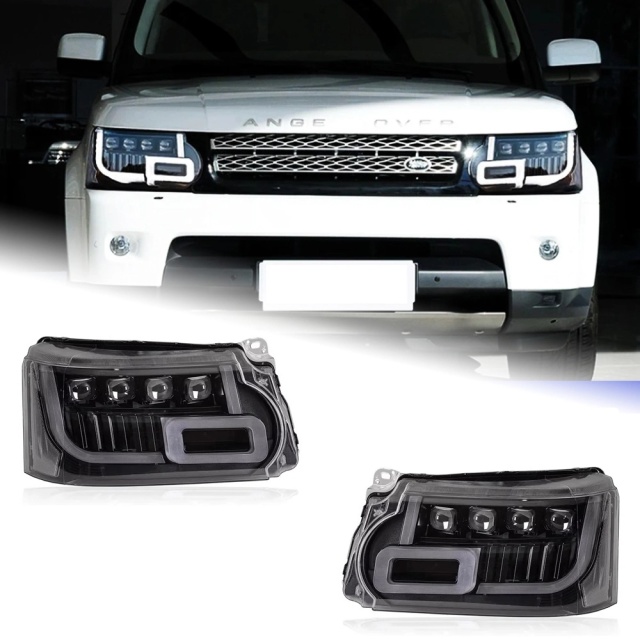 LAND ROVER RANGE ROVER Head Lamp for Range Rover Sport / Executive LED Headlights 2010-2013 DRL Turn Signal High Beam Angel Eye Projector Lens