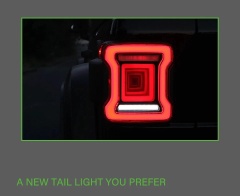 Jeep Wrangler Car Lights For Wrangler 2008-2021 LED Auto Taillight Assembly Upgrade Tunnel Design Dynamic Rear Signal Lamp Tool Accessories