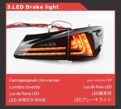 Lexus IS Car Styling Tail Lamp for Lexus IS250 Tail Lights 2006-2012 IS300 LED Tail Light new design DRL Brake Reverse auto Accessories