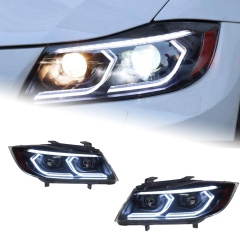 BMW 3 SERIES Car Styling Headlights for E90 3 Series LED Headlight 2005-2012 318 320 325 Head Lamp DRL H7 Signal Projector Lens Automotive Accessories