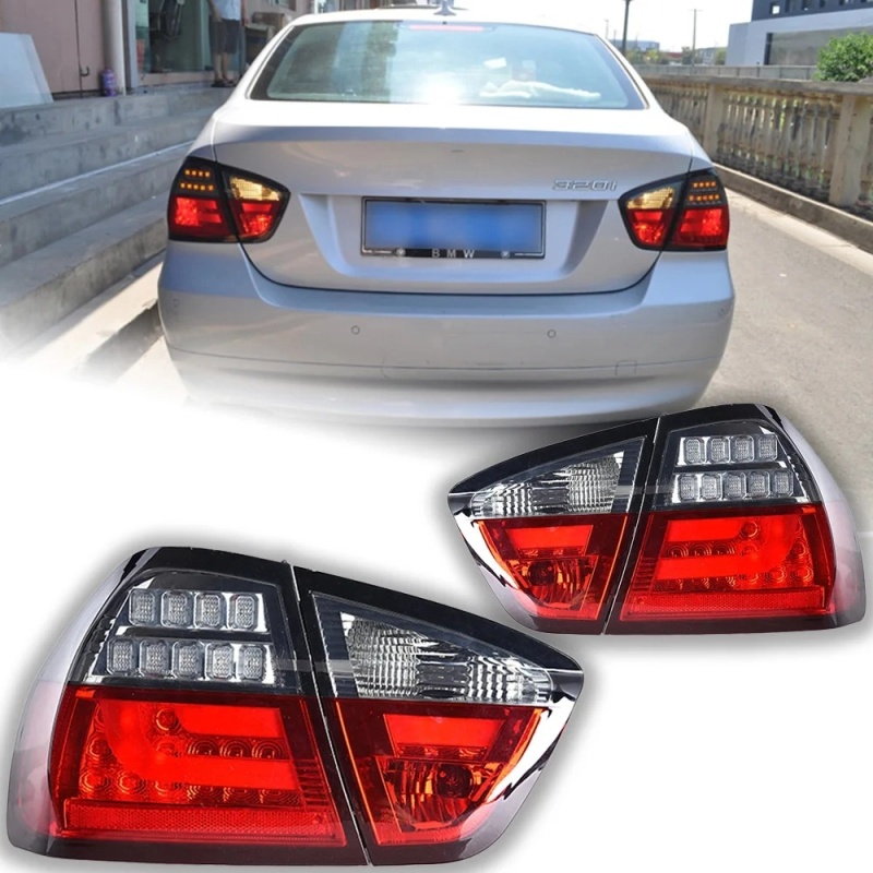 BMW 3 SERIES Car Styling for BMW E90 Tail Light 2005-2008 320i 323i325i 330i LED Tail Lamp DRL Signal Brake Reverse auto Accessories