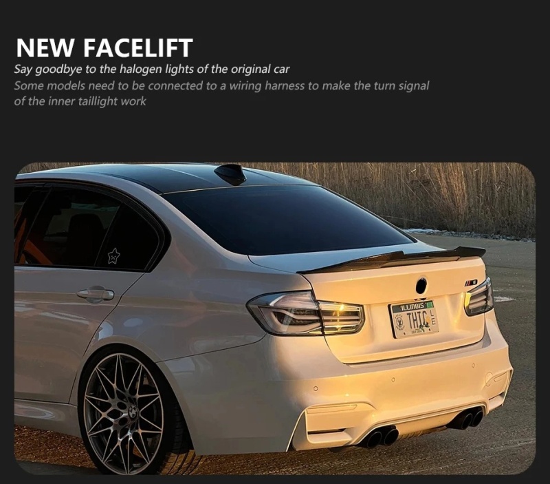 BMW 3 SERIES Car Styling Tail Lamp for BMW F30 Tail Light 2013-2018 F35 LED 320i 325i 330i LED DRL Brake Signal Reverse Auto Accessories