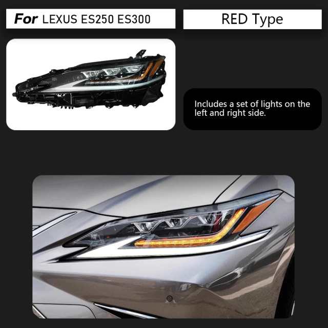 Lexus ES Car Styling Head Lamp for Lexus ES200 Headlights 2018-2021 ES300 LED Headlight DRL Signal Projector Lens auto Accessories