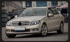 Mercedes-Benz C-CLASS Car Styling Head Lamp For Benz W204 2007-2010 LED Headlight DRL Signal Porjector Lens C300 C260 C200 Assembly Upgrade Dynamic Auto Accessories