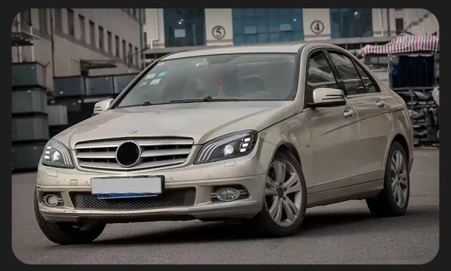 Mercedes-Benz C-CLASS Car Styling Head Lamp For Benz W204 2007-2010 LED Headlight DRL Signal Porjector Lens C300 C260 C200 Assembly Upgrade Dynamic Auto Accessories