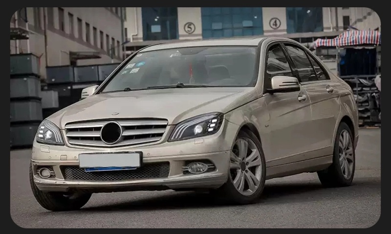Mercedes-Benz C-CLASS Car Styling Head Lamp For Benz W204 2007-2010 LED Headlight DRL Signal Porjector Lens C300 C260 C200 Assembly Upgrade Dynamic Auto Accessories
