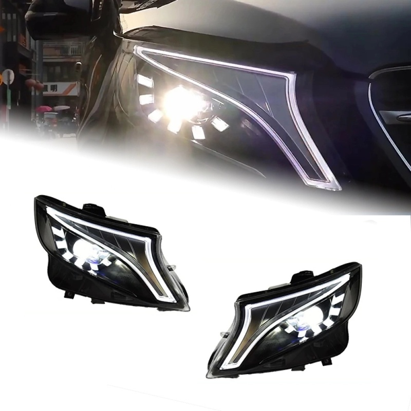 Mercedes-Benz V-CLASS Car Lights For Vito 2016-2020 W447 Metris V Class V220d V250 V260 LED Auto Headlight Concept Design Lamp Accessories Upgrade