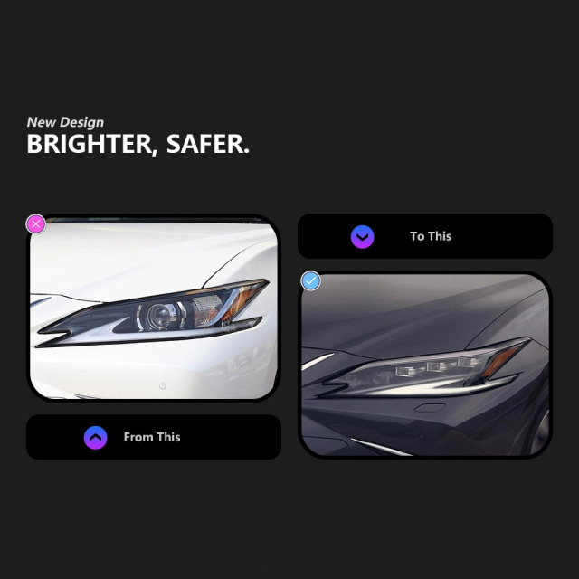 Lexus ES Car Styling Head Lamp for Lexus ES200 Headlights 2018-2023 ES300 LED Headlight DRL Signal Projector Lens auto Accessories