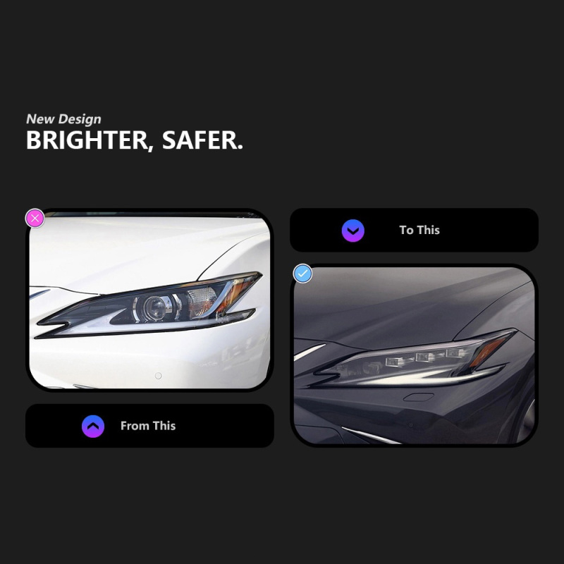 Lexus ES Car Styling Head Lamp for Lexus ES200 Headlights 2018-2023 ES300 LED Headlight DRL Signal Projector Lens auto Accessories